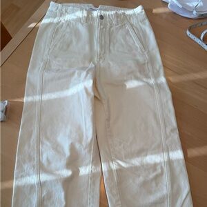Apiece Apart Cream Trousers